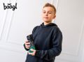 Tritanová fľaša pre deti Gradient Dino 350 ml