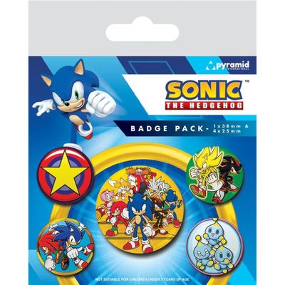 Sada placiek Sonic - Speed Team