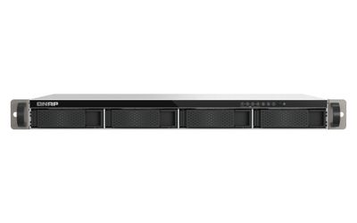 QNAP TS-433eU (4core 2,0GHz, NPU / 4GB RAM / 4x SATA / 2x 2,5GbE / 2x USB 3.2 / malá hĺbka)