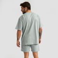 Tričko Oversized Limitless Eucalypt - GymBeam, veľkosť XXXL, veľkosť oblečenia XXXL