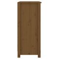 vidaXL Komoda medovo-hnedá 70x35x80 cm masívne borovicové drevo