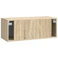 vidaXL Nástenná TV skrinka Nástenný Dub sonoma 78,5 x 31 x 30 cm