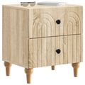 vidaXL Nočný stolík 2 ks Dub sonoma 43 x 34,5 x 48 cm Kompozitné drevo