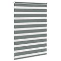 vidaXL Zebra roleta tmavošedá 105x100 cm šírka látky 100,9cm polyester