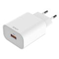 DELTACO USB-AC182, 1x USB A, Nabíjačka, biela