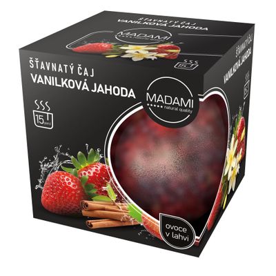 Vanilková jahoda 480 g: šťavnatý čaj