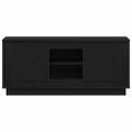 vidaXL TV skrinka 102 x 35 x 45 cm Čierny dub Kompozitné drevo
