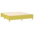 vidaXL Boxspring posteľ s matracom zelená 160x200 cm látka