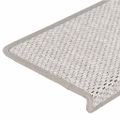 vidaXL Samolepiace nášľapy na schody, sisalový vzhľad 15 ks 65x21x4 cm