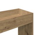 vidaXL Vysoká skrinka dub artisian 92x33x100 cm kompozitné drevo