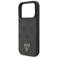 Obal Guess 4G Strap Triangle Logo MagSafe pre iPhone 17 Pro čierny