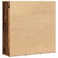 vidaXL Knižnica staré drevo 90x28x90 cm kompozitné drevo