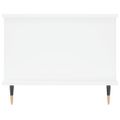 vidaXL Konferenčný stolík biely 90x50x40 cm kompozitné drevo