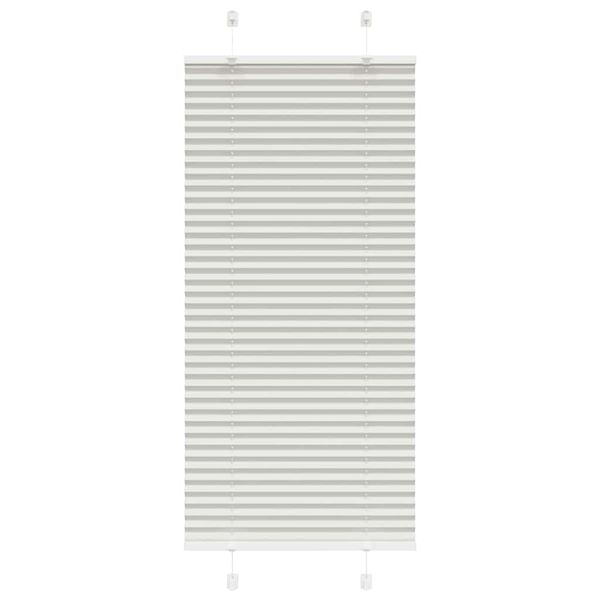 vidaXL plisovaná roleta svetlosivá 60x100 cm šírka látky 59,4 cm