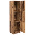 vidaXL Highboard Staré drevo 31.5 x 32 x 122.5 cm