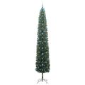 vidaXL Umelý vianočný stromček Zelená 270 cm PVC, oceľ a plast