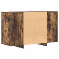 vidaXL Servírovacia skriňa Dymová dub 120 x 41 x 75 cm