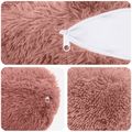 vidaXL Poťah na podložku 2 pcs HEERLEN Ružová Ø 15 x 40 cm PV fleece