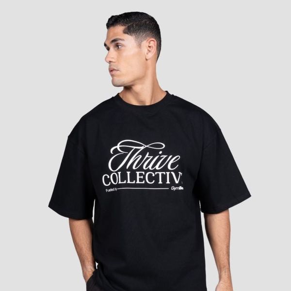 Tričko Thrive Black - GymBeam, veľkosť M