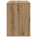 vidaXL Rohová komoda so zásuvkami dub artisan 60x41x58cm kompoz. drevo