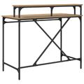 vidaXL Stôl Remeselný dub 100 x 50 x 90 cm Kompozitné drevo