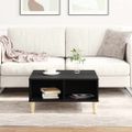 vidaXL Konferenčný stolík Čierny dub 60 x 60 x 30 cm Kompozitné drevo