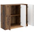 vidaXL Servírovacia skriňa Staré drevo 89 x 34,5 x 77 cm