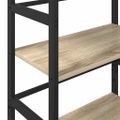 vidaXL Regál na knihy 3 úrovní 60 x 29,5 x 115 cm Kompozitné drevo