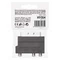 Redukcia SCART na 3× CINCH + SVHS adaptér