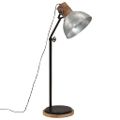 vidaXL Podlahová lampa 25 W starožitná strieborná 30x30x100-150 cm E27
