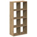 vidaXL Rozdeľovacia knižnica dub artisan 69,5x29x137,5 cm kompoz.drevo