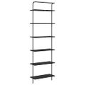 vidaXL Regál na knihy 6 úrovní 60 x 24 x 203 cm Kompozitné drevo