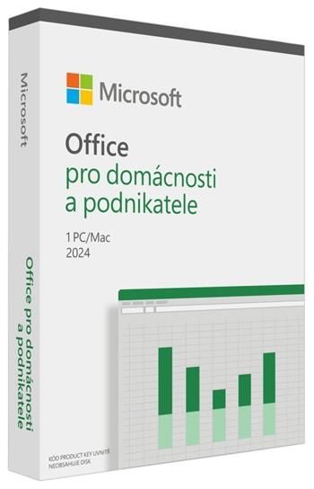 7 ks Microsoft Office pro domácnosti a podnikatele 2024 + CCS karta 1500 Kč Software, kancelárský, pro domácnosti a podnikatele, Czech Medialess, 7ks + CCS karta v hodnote 1500Kc
