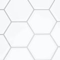 vidaXL Hexagónová dlažba 20 ks Biela šedá 30 x 30 cm Polyuretán a PET