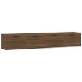vidaXL Nástenné skrinky 2 ks hnedý dub 100x36,5x35 cm spracované drevo