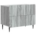 vidaXL Nočný stolík Sivá sonoma 62 x 34,5 x 49,5 cm Kompozitné drevo