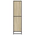 vidaXL Knižnica dub sonoma 80,5x35x139 cm kompozitné drevo