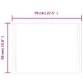 vidaXL LED kúpeľňové zrkadlo 50x70 cm