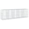 vidaXL Gabiónový kôš s krytom 500x100x150 cm pozinkované železo