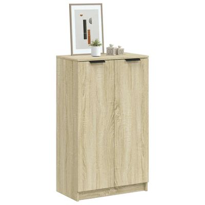 vidaXL Botník dub sonoma 59x35x100,5 cm spracované drevo