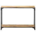 vidaXL Konzolový stolík 110x30x75 cm masívne mangoníkové drevo