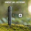 I3T
(Carbon Fiber) OLIGHT 1 x 1.5V AAA Alkaline 
Battery
 (Included)