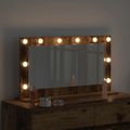 vidaXL Toaletné zrkadlo Staré drevo 80 x 45 x 18 cm Obdĺžnikový