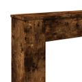vidaXL Obloženie krbu dymový dub 100x20x100 cm kompozitné drevo