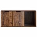 vidaXL Nábytok pre mačky Staré drevo 100 x 49 x 45 cm Kompozitné drevo
