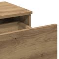 vidaXL Nočné skrinky 2 ks Dub Artisan 40x35x65 cm Drevo