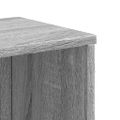 vidaXL Knižnica sivá sonoma 50x25x105 cm kompozitné drevo