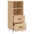vidaXL Komoda dub sonoma 34,5x34x90 cm spracované drevo