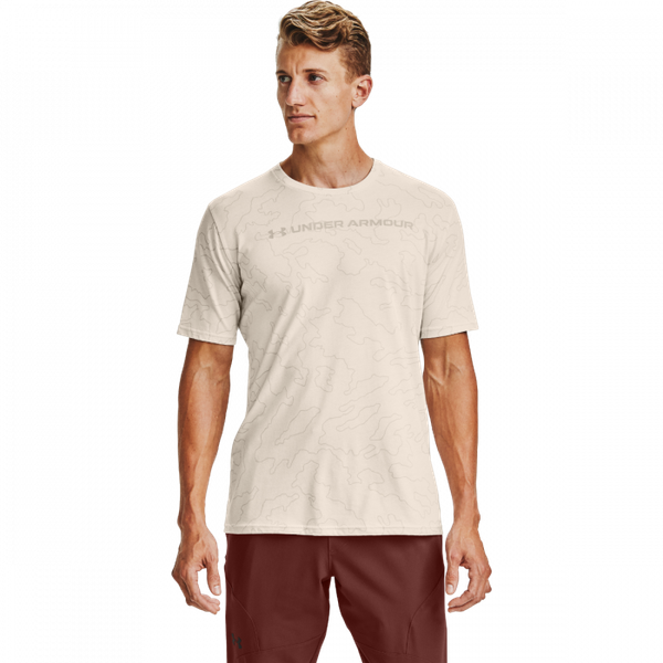 Tričko All Over Wordmark Brown - Under Armour