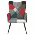 vidaXL Relaxačné kreslo patchwork látka